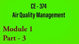 CE 374 - Air Quality Management | Classification of Air Pollutants - Based on Chemical Property
