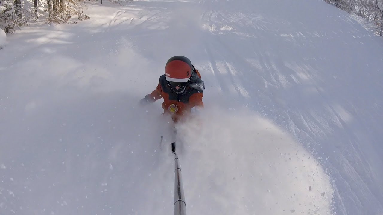 Powder Day at Crystal Mountain, MI - YouTube