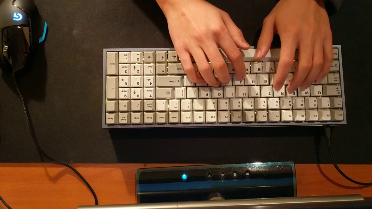 ZZ96 w/ EnjoyPBT MOD Keycaps 67g MX Blacks.