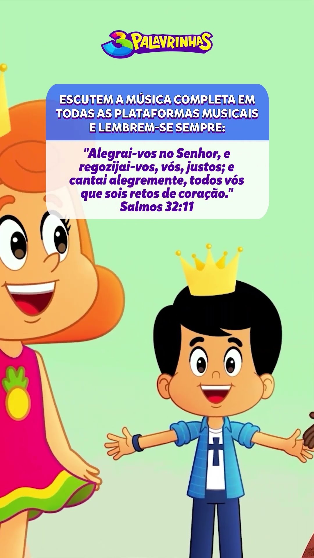 E ai, amiguinhos? A Sarah, o Davi e o Miguel querem saber o que alegra vocês!