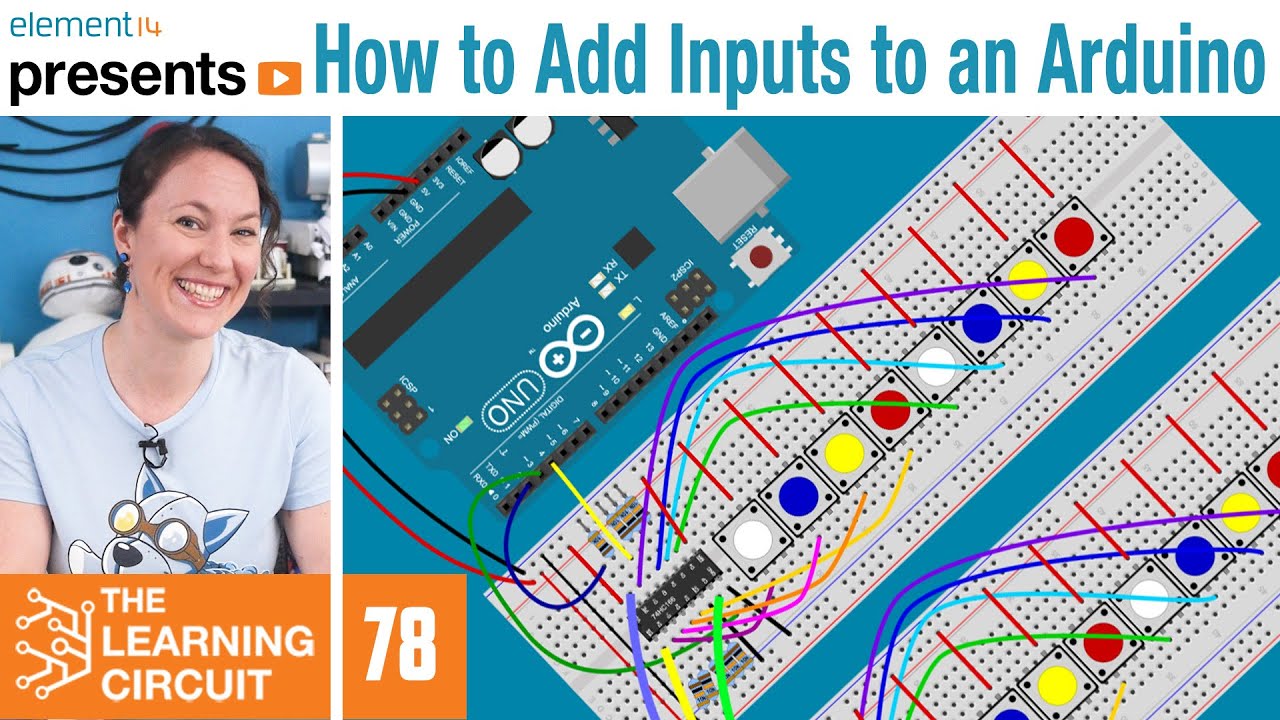 How to Add Multiple Inputs to an #Arduino using a Shift Register - The