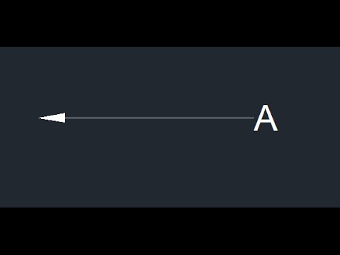 How To Make Arrow heads in AUTOCAD to Show Cutting planes 