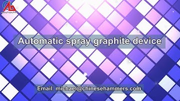 Automatic spray graphite device for hot forging industry