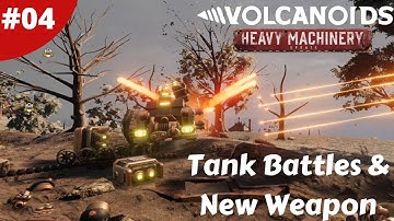 Destroying Lava Source & Getting Wrecked By Tanks - Machinery Update - Volcanoids - #04 - Gameplay