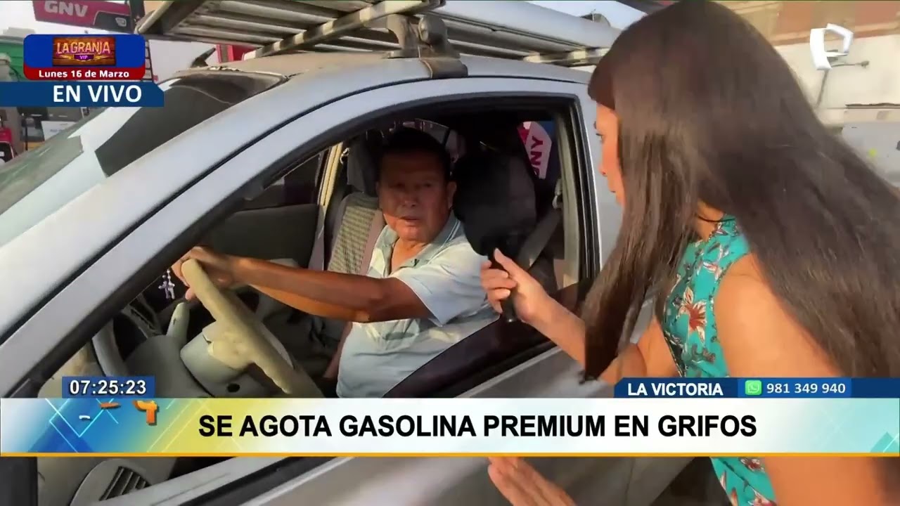 ¡Atención conductores! Se agota gasolina premium en grifos de La Victoria