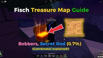 FISCH Treasure Map Guide – How to Use GPS & Find Chests Fast! (Secret Rod and unique Bobbers!🤫)