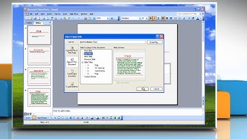 Microsoft® PowerPoint 2007: How to create a hyperlink slide on Windows® XP?