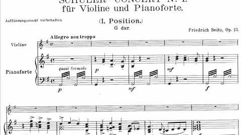 Seitz, Friedrich Pupil's violin concerto No.2 op13...