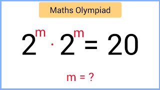 Germany | Nice Exponential Maths Question | Maths Olympiad Question