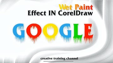 Wet Paint Effect | CorelDraw | Tutorial |