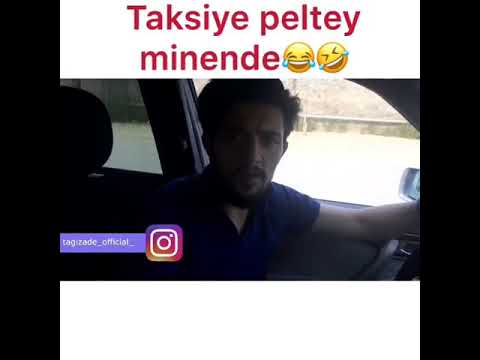 Taksiye peltey minende😂😂