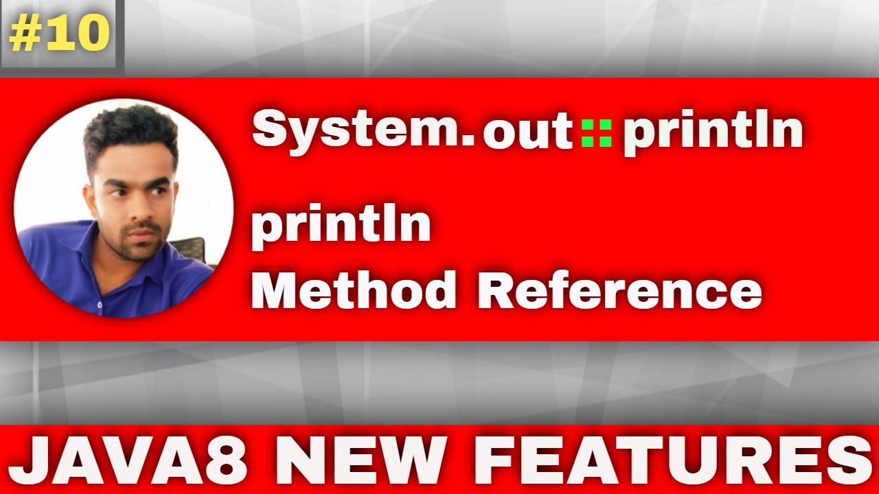 How to refer println in java | Explain about system.out::println | java ...