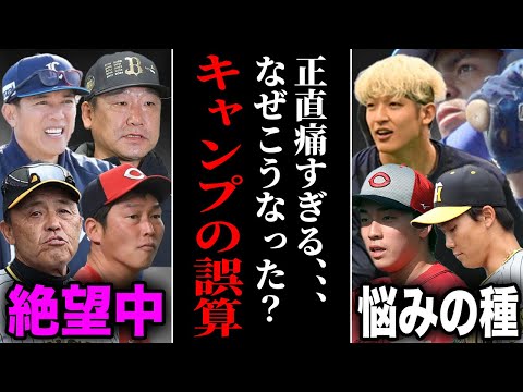 【プロ野球】致命傷になり得るチームも…各球団のキャンプでの誤算まとめSP【蟹味噌】