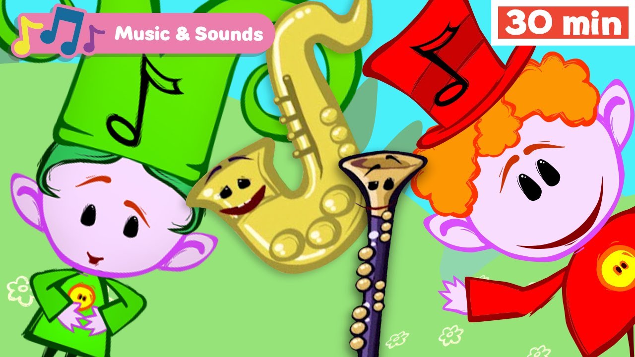The Notekins Learn Musical Instruments for Kids Early Learning