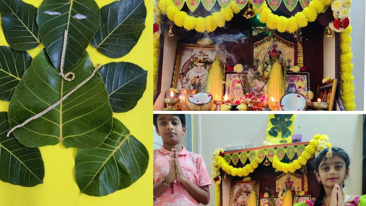 happy-vinayaka-chavithi-how-to-make-ganesha-with-leaves-youtube