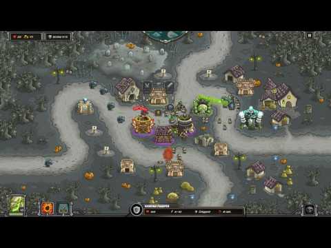 Прохождение Kingdom Rush Frontiers Veteran - Костеград  3 Stars