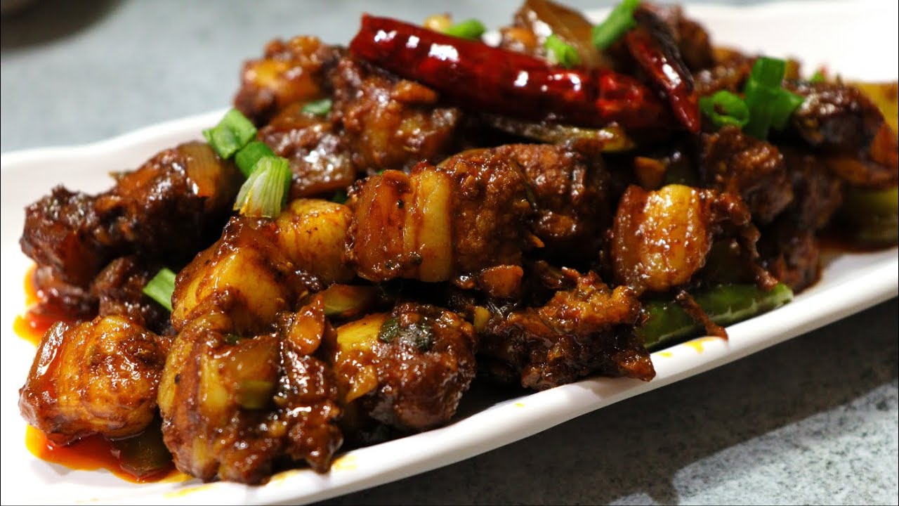 Spicy Pork Stir Fry Recipe | How to make Stir Fry Pork with Bell ...