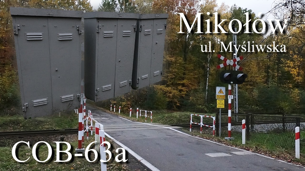 [COB-63a] Przejazd kolejowy Mikołów ul. Myśliwska | Railroad crossing