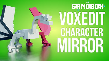 HOW TO Mirror your VOXEDIT Character