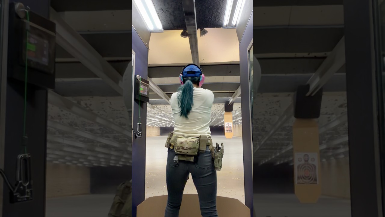 First time back in months, shooting a new gun w/no optic, and getting a bullseye was not expected 😂