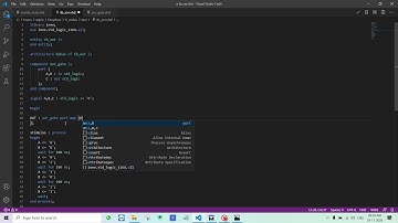 Writing a Gate Level VHDL design (and Testbench) from Scratch
