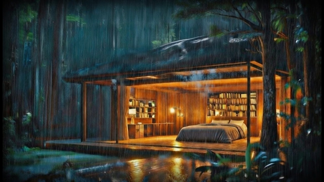 Sonido de Lluvia para Dormir y Relajarse Rápido