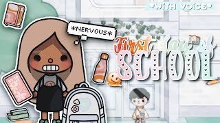 First Day Of School With Voice Ok Street Highschool Toca Boca Rp