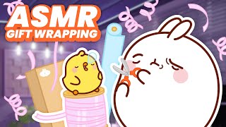 Cute cartoon characters makes ASMR | Paper, ribbon and more satisfying sounds by Molang YouTuber 155,141 views 8 months ago 8 minutes, 40 seconds