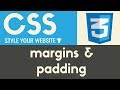 Margins & Padding | CSS | Tutorial 4