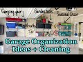 Garage Deep Cleaning and Organization | Garage Clean with Me |Garage Organization