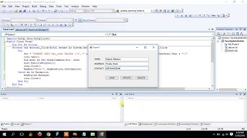 Save Data  in VB.Net using MySQL Database  Part2