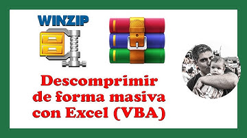 Descomprimir archivos zip y rar masivamente con Excel - Curso de Excel Avanzado