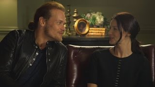 EXCLUSIVE: 'Outlander' Stars Sam Heughan and Caitriona Balfe Play Two Truths and a Lie