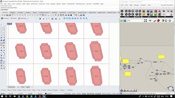 Curve Composite panel facade by Grasshopper3D