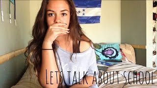 Let's talk about school