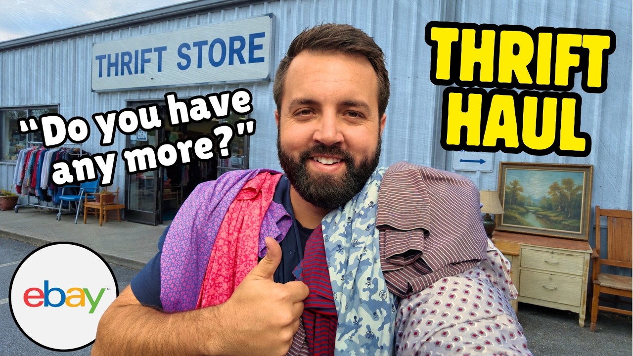 This Thrift Store Had MORE Golf Polos In The Back: Thrift Haul