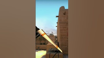 EASY BENCH SMOKE ON MIRAGE #shorts #csgo