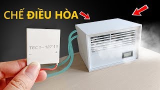 Chế quạt điều hòa từ sò nóng lạnh TEC1