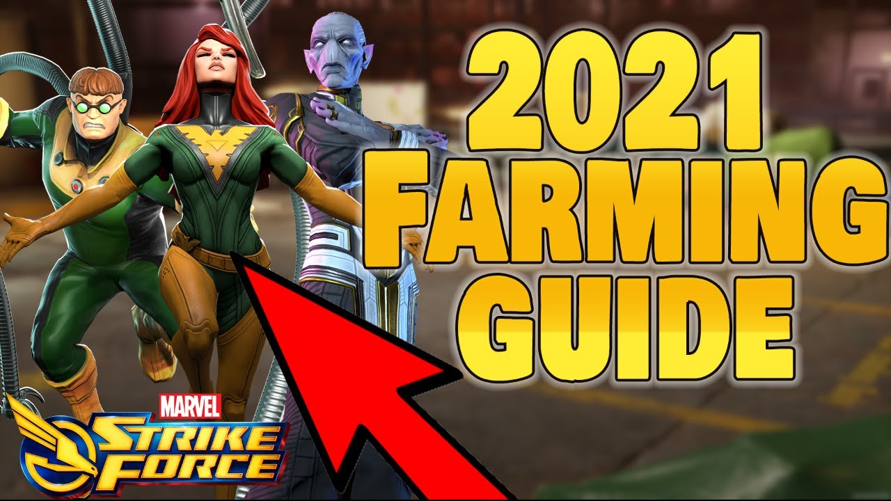 Beginners Farming Guide 21 Marvel Strike Force Msf Youtube