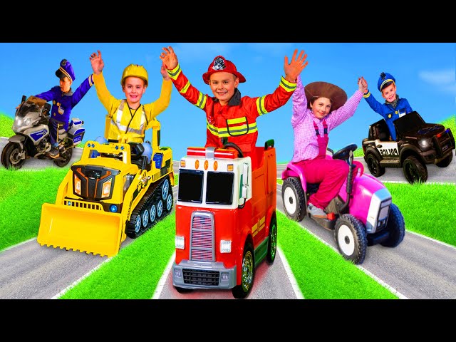Fiesta Guirca Fire Truck Costume Children Fire Department Car