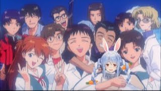 [Evangelion] Pekora singing Cruel Angel Thesis