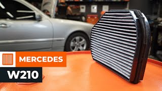 Hvordan bytte Tåkelys grill MERCEDES-BENZ E-CLASS (W210) - online gratis video