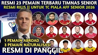 NATIONAL TEAM CALLING❗CALLS UP 3 NATURALIZED PLAYERS, LIST OF 23 INDONESIAN NATIONAL TEAM PLAYERS...