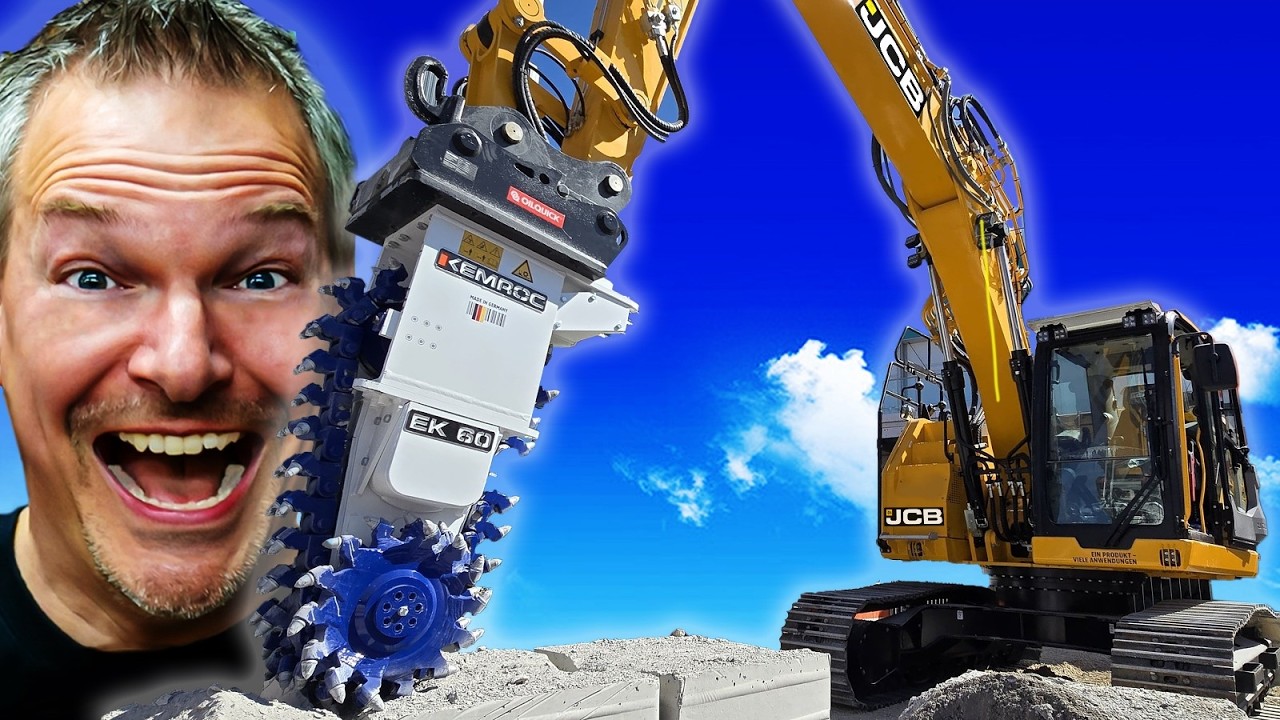 MONSTERBAGGER für die SMARTE BAUSTELLE - JCB auf der bauma 2025