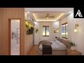 Simple yet elegant small bedroom with bathroom design idea 4x4 meters only