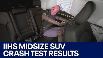 Some popular midsize SUVs score poorly on rear passenger safety