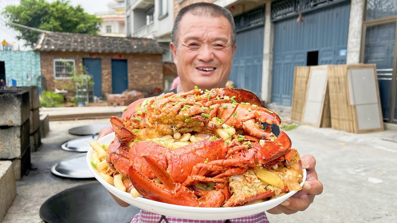 1270買6只波龍，阿胖山做波龍炒年糕，個個膏滿肉肥，吃爽了！