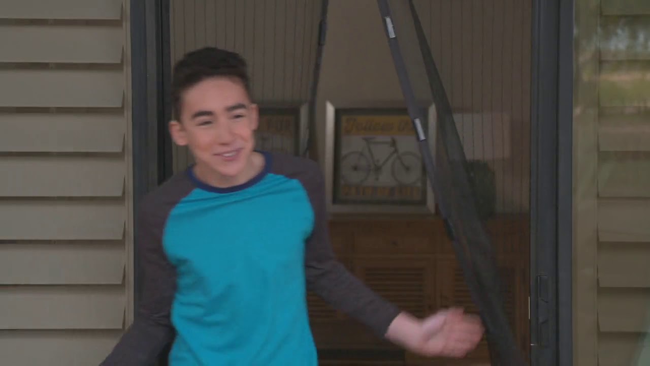 Magic Mesh Set of 2 Deluxe Hands Free Screen Doors on QVC