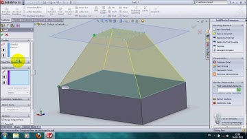 Full Downloads For Free: How to Use Loft Boss or Base Feature in SolidWorks.wmv