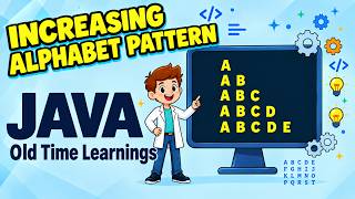 Information Increasing Alphabet Pattern in Java Update